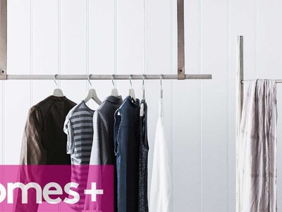 DIY PROJECT: Timber & leather clothes rail - homes+