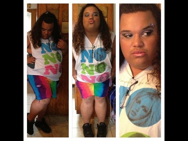 DIY Rainbow Shorts!!!!