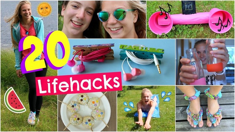 DIY´s you NEED to try! 20 Lifehacks+ Easy Snacks