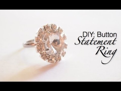 GLITTER 'N GLUE: We Survived Valentines Day (YEA!) plus How To Make a Ring Out Of A Button