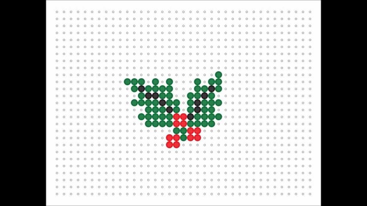 Hama Bead Holly (Christmas Series #4)