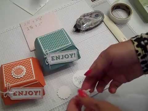 Hamburger Box Die by Stampin' UP! Easy Assembly Tips