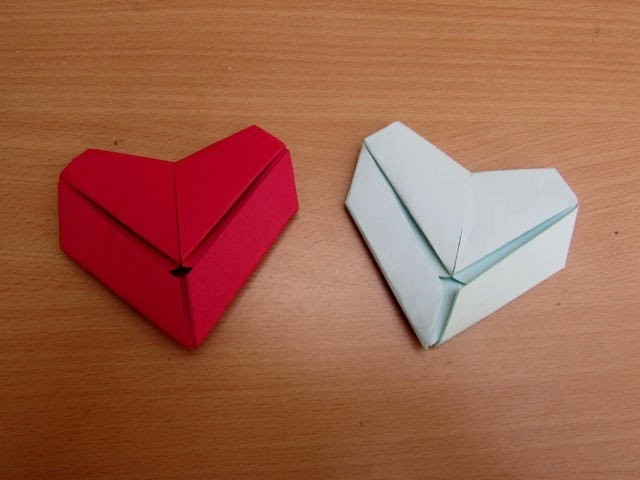 How to Make a Paper Letter Fold Heart - Easy Tutorials