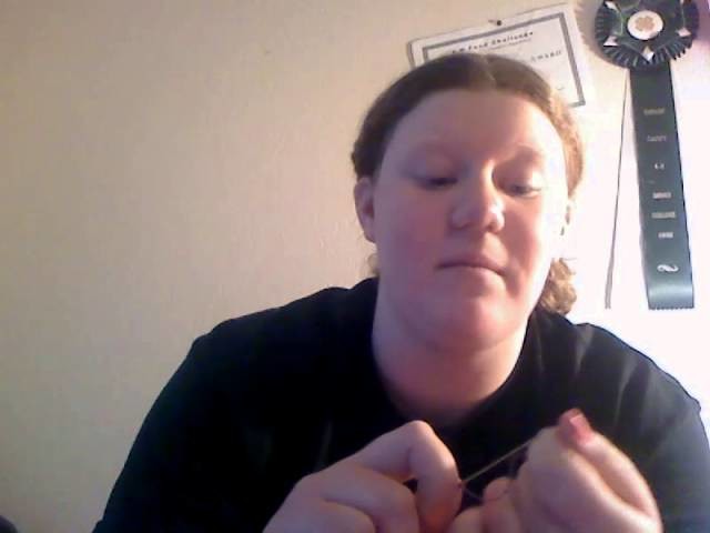 How to tat part 1. (Lace making.) With a needle.
