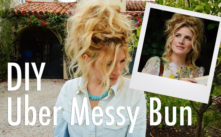 Messy Bun Hair Up-Do Tutorial with Mr. Kate