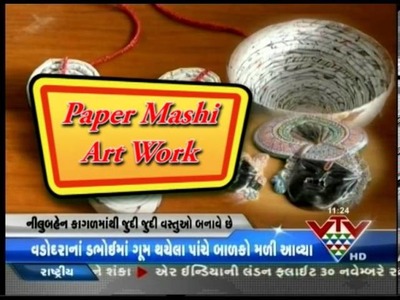 Paper Meshi Art work on VTV - Neelu Patel (creativesneelu.com)