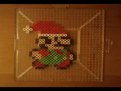 Perler Bead Speed Art: Christmas Mario (CHRISTMAS SPECIAL)