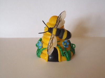 Polymer Clay - Making A Bee Hive Part 1 of 2.  the Bee