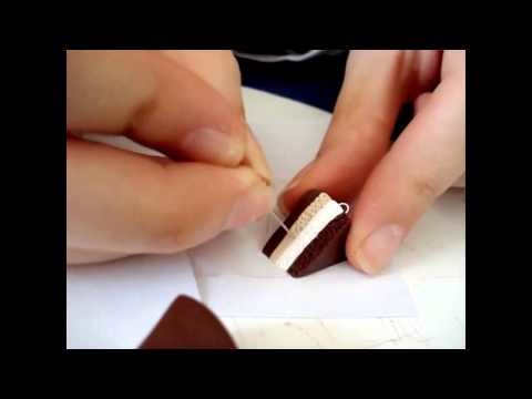 Polymer Clay Tutorial - How to Make Handmade Miniature Food Pastries from Polymer Clay