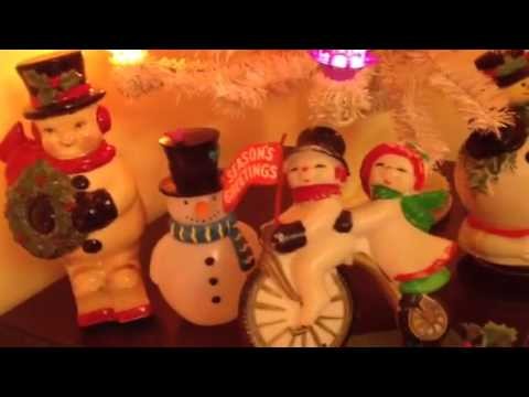 Some of my antique and vintage Christmas decorations