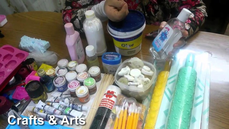 Tools to make the polymer clay, cold porcelain , fimo clay,salt clay,paper clay