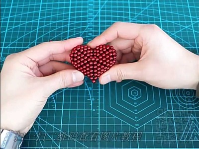 TUTORIAL A heart-1set ( Zen Magnets, Neoballs, Buckyballs, Nanodots, Neocube)
