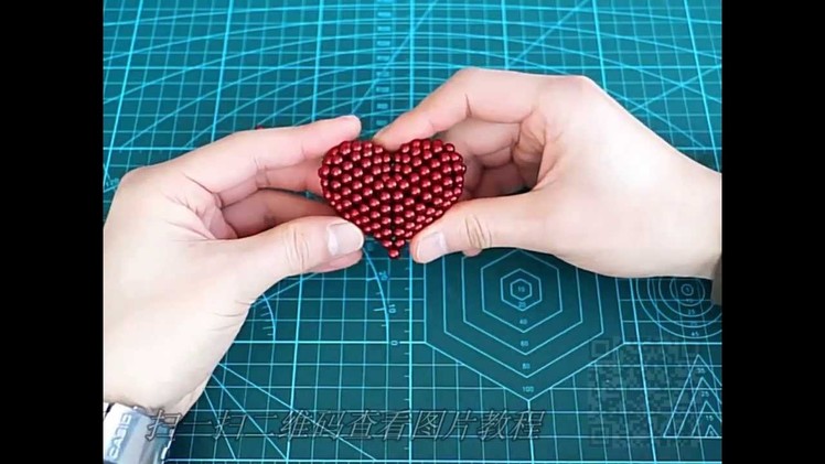 TUTORIAL A heart-1set ( Zen Magnets, Neoballs, Buckyballs, Nanodots, Neocube)