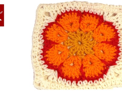 African Crochet Granny Square Part 3