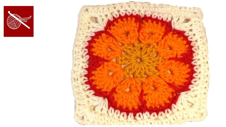African Crochet Granny Square Part 3