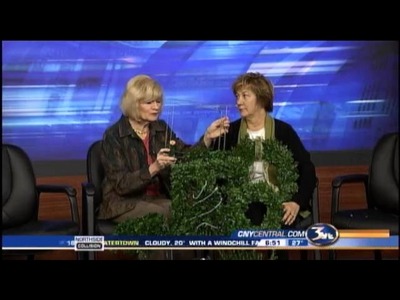 Boxwood wreaths and decorations from Carol Watson