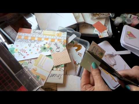 Craft Sale Ideas: Fast Easy Greeting Cards w. Project Life Cards & Embellishments
