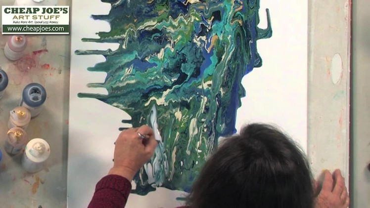 Debbie Arnold- Pouring Acrylic Skins by Dripping Method