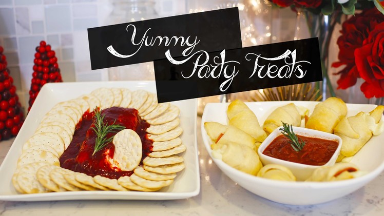 DIY Holiday Party Recipes - Pizza Rolls & Spicy Strawberry Dip | ANNEORSHINE