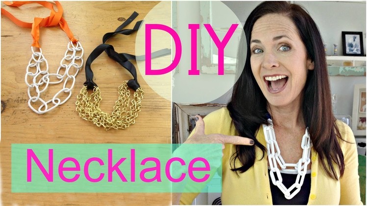 DIY Necklace | Hardware Store Chain Necklace (EASY DIY) | by Michele Baratta