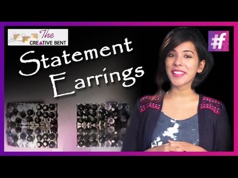 DIY Statement Earrings - How To Make Statement Jewelry