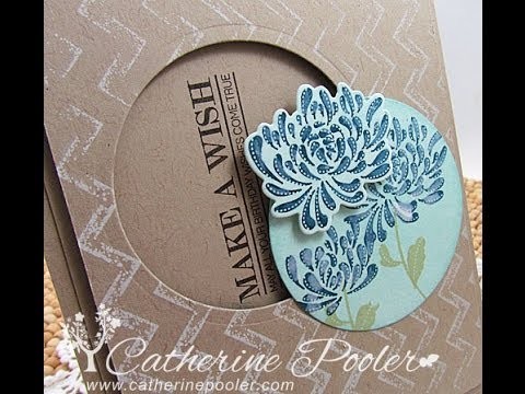 Embossing Folder Stamping with Papertrey Ink