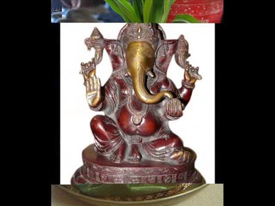 Ganesh Brass Statue for Indian Style Home Decor