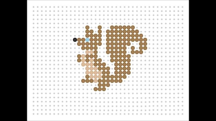 Hama Bead Squirrel (Animal Series 2 #8)