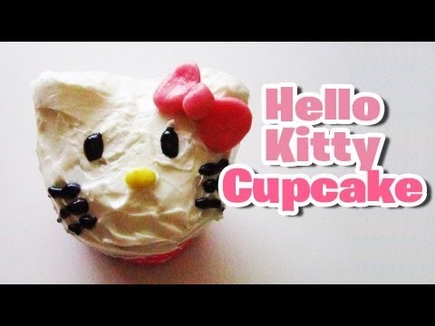 Hello Kitty Inspired Cupcake (edible)