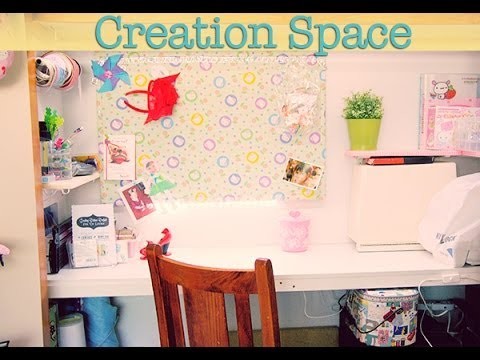 How I Made a Great Crafting Space from a Wardrobe!