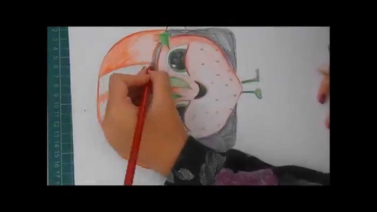 How to draw barry the strawberry cloudy with a chance of meatballs 2