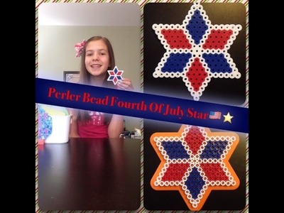 How To Make A Perler Bead Fourth Of July Star