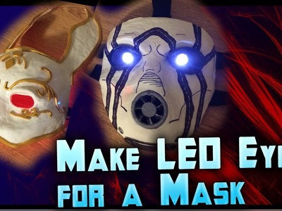 How to Make LED Eyes For a Mask! Light Up Eyes Tutorial Cheap! By ohaple