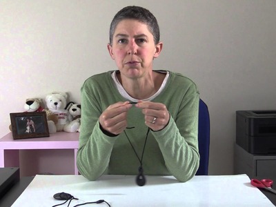 How to Shorten a Necklace Cord for Chewable Jewelry