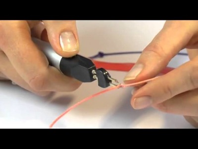 HOW TO USE A THREAD ZAPPER    JEWELLERY MAKING TOOLS