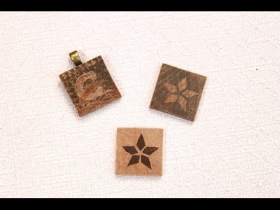 Make Scrabble Tile Pendants with Minwax Wood Stains