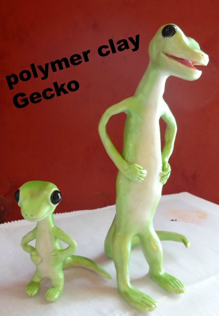 Making a Polymer clay Gecko