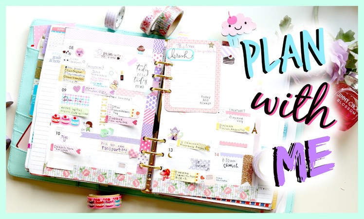 PLAN WITH ME! ♡ KIKKI K LARGE TIME PLANNER | Bethni