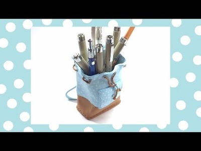 Polymer clay (Fimo) Backpack- Pen Holder