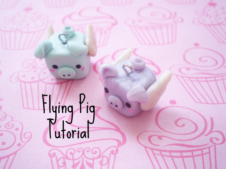 Polymer Clay Flying Pig Charm Tutorial!