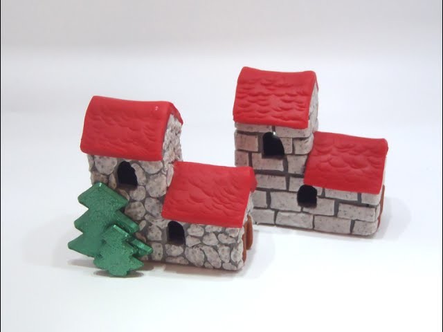 Polymer Clay Miniature - A Church Building