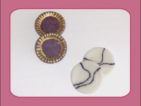 Polymer Clay Miniature - Plates From A Button - Easy
