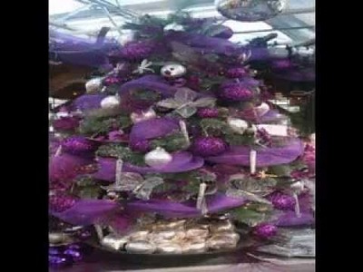 Purple christmas tree decorating ideas