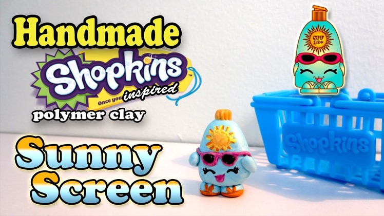 Season 1 Shopkins: How To Make Sunny Screen Polymer Clay Tutorial!