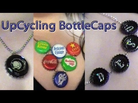 Upcycling - Bottlecap Necklaces 3 Ways