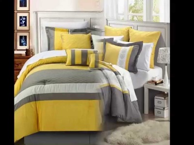 Yellow Comforter Sets Make Your Bed Look Wider And Larger