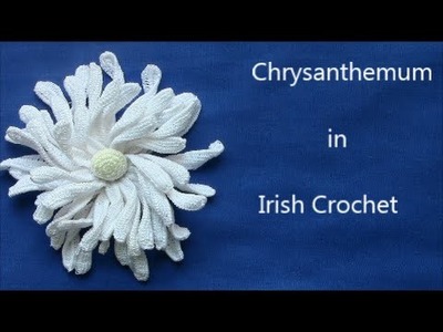 A Chrysanthemum in Irish Crochet
