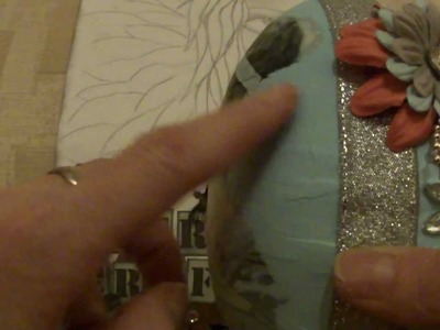 Altered paper mache easter egg