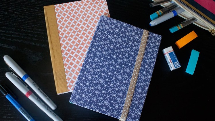 Back To School: DIY Notebooks (2-Ways)