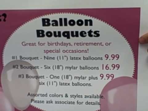 Balloon bouquets